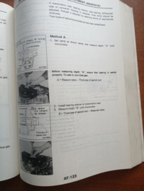 Service manual '' Model T12 series '' SM6E-0T12G0 Nissan Bluebird T12
