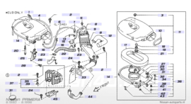 Filter SR20DI Nissan Primera P10 16565-70J00 Original.