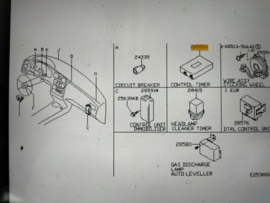 Control unit timer Nissan Primera P11/ WP11 28551-9F924 (5WK4 8542) Gebruikt.