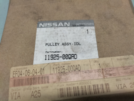 Pulley assy-idler, compressor Nissan 11925-00QAD Original
