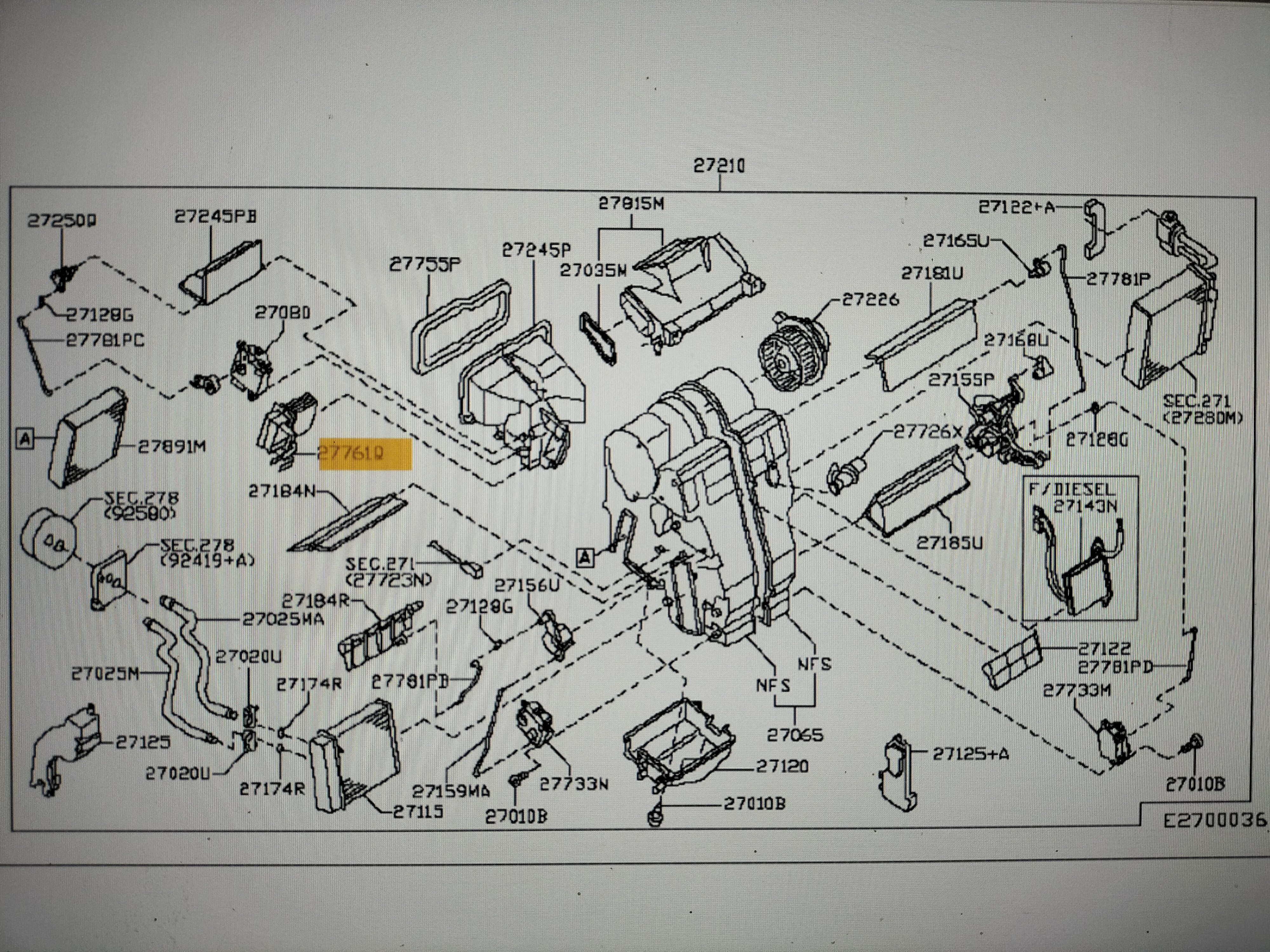 Module power Nissan 27761-AX010 CK12/ E11/ K12 Original.