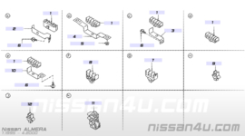 Leidingklem 5-voudig Nissan 01561-00401