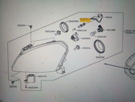 Socket assy-clearance lamp Nissan Qashqai J10 26240-JD00A Original.