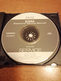 Electronic Service manual '' Model Z33 series '' Nissan 350Z Z33 SM3E00-1Z33E0E