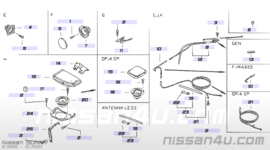 Antenne Nissan Sunny B12/ N13 28205-60A10