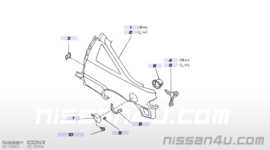 Lid-gas filler Nissan 100NX B13 78830-61Y01 (EH7) Used part.