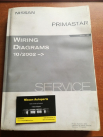 Service manual '' Nissan Primastar X83 vanaf 10/2002 '' Elektrische schemas