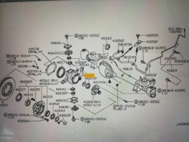 Ring aandrijfas achter Nissan Patrol 160/ Y60/ Y61 40589-C6000 Origineel.