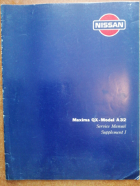 Service manual '' Model A32 series supplement-I '' SM4E-A32SE0 Nissan Maxima A32