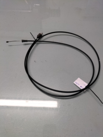 Motorkap-ontrgrendelingskabel (zonder hendel) Nissan Primera P12 65621-AU800 Gebruikt.