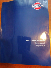 Service manual '' Model S14 series - 200SX '' Supplement II SM6E-S14SE0