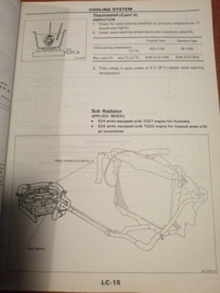 Service manual '' Model TD series diesel engine '' 1st revision. 19e druk. SM7E-00TDG1