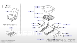 Knob-reclining device Nissan Primera P11 87418-2F761