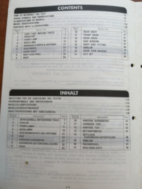 Collision parts catalog model N14 series Nissan Sunny N14 EC-121-EL