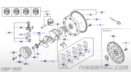 Krukas Nissan Micra K11. CG13DE, 12201-2U000