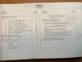 Service Data and Specificaties 1973 SD3Z-P000G0