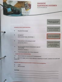 Cursusboek '' Diagnose elektrische systemen '' 2013