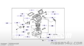 Kaal kachelhuis Nissan Terrano2 R20 27235-0X000 Gebruikt.