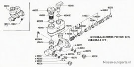 Remvloeistofniveausensor Nissan 46020-W1301 910/ B11/ M10/ N10/ N12/ S110/ S130/ T11 Origineel.