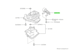 Motor step QR20DE/ SR20DE Nissan 31947-8E002 P11/ P12/ V10/ WP11 New.