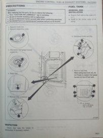 Service manual '' Model C31 series '' SM1E-0C31G0 Nissan Laurel C31