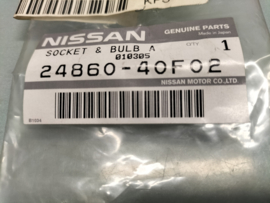 Socket & bulb assy, blue 14v 2W 24860-40F02 Original.