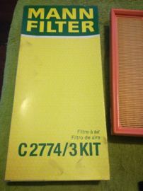 Luchtfilter Ford Mondeo Mann C2774/3KIT