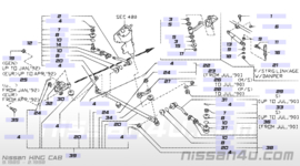 Stuurstangkogel buitenste Nissan King Cab D21 48520-01G25