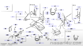 Elektrische antenne Nissan Bluebird T12/ T72 28207-D4721 Gebruikt.