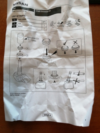 Afdichtset bandenspanningssensor Nissan Note E12 40708-3VA0B