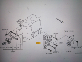 Bracket-compressor Nissan Micra K11 11910-41B02 Original.
