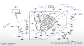 Retourveer versnellingsbak Nissan 30525-M8003