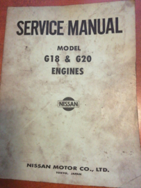 Service manual '' Model G18 & G20 engines '' SM3E-0G20G0