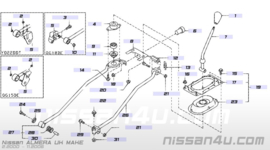 Veer schakelmechanisme Nissan 34573-BN300 N16/ V10 Nieuw