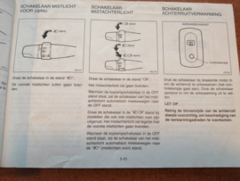 Instructieboekje '' Nissan Micra K11 '' OM5D-0K11E0E