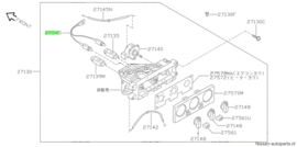 Lamp heater control Nissan 27545-0M000 N15/ Y61 Original.
