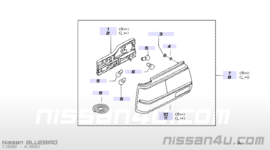 Lamp rear combination, right-hand Nissan Bluebird T12/ T72 B6550-D4660 Used part (Koito 33-10604R)