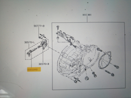 Aanvoerbuis hydraulisch druklager Nissan Interstar X70 30850-00QAD (418 0392 10) Nieuw.