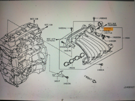 Pakking gasklephuis CG/CR 16175-AX000 CK12/ E11/ K12 Origineel.