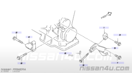 Montagebeugel stuurbekrachtigingspomp SR20DE Nissan 11940-2F210 P11/ V10/ WP11 Gebruikt.