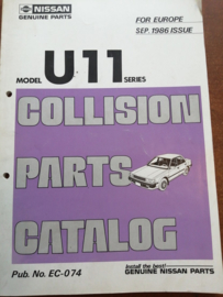 Collision parts catalog model U11 series Nissan Bluebird U11 EC-074
