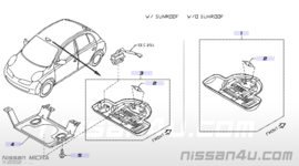 Interieurverlichting Nissan Micra K12 26430-AX001 (26430-AX600-601)