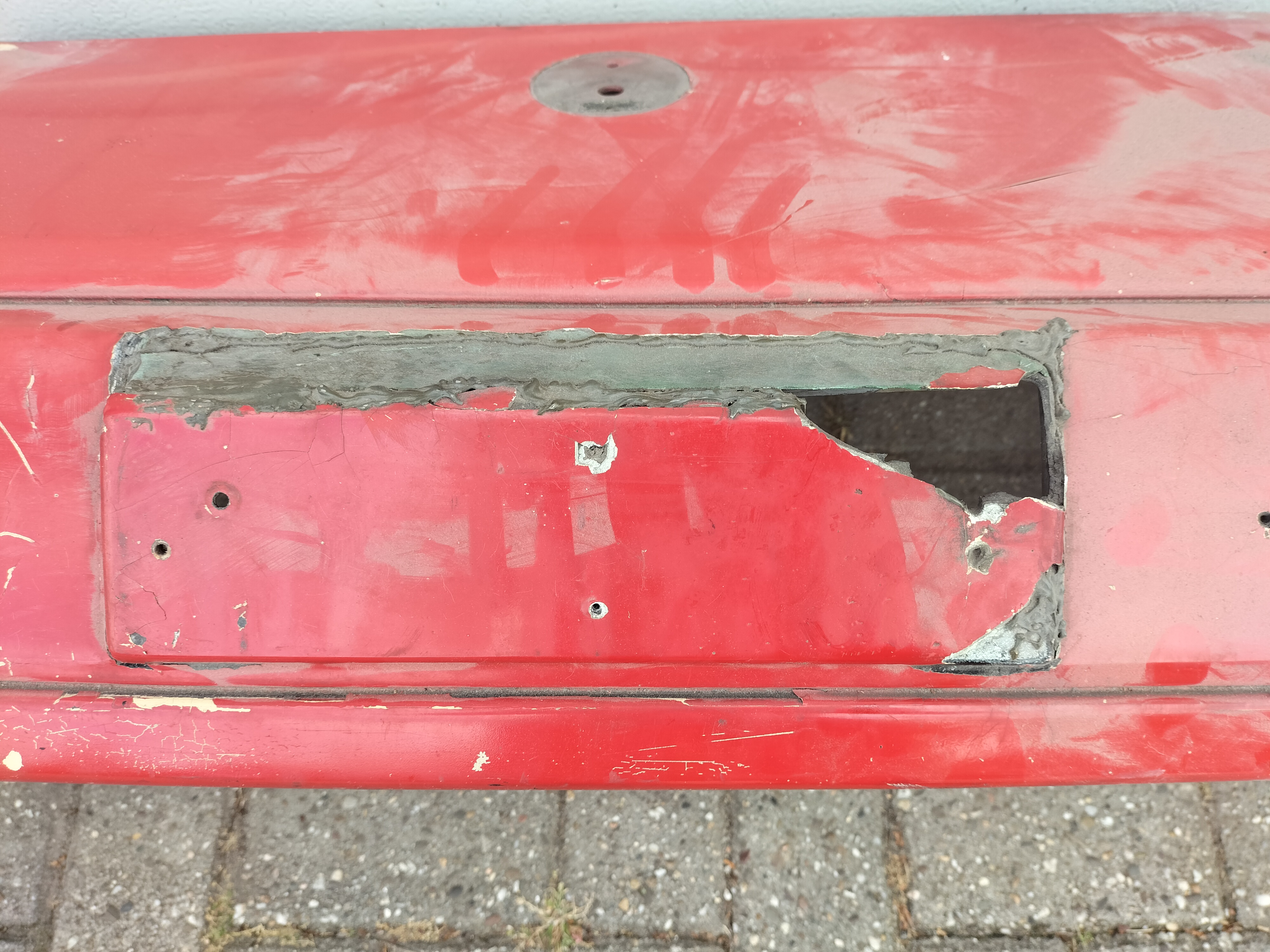 Voorbumper Nissan 300ZX Z31 20250628 Gebruikt, lichte schade.
