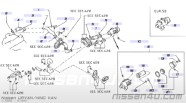 Luchtfilter Nissan Urvan/Kingvan E24 16546-02N00 Origineel