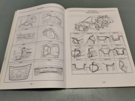 ''Body repair manual A33 '' Reparatie handboek Nissan Maxima A33 BR0E-0A33E0 Gebruikt.