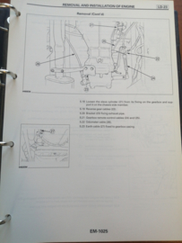 Service manual '' Model TL0 series Nissan Cabstar.E supplement-I '' SM9E-TL0AE0S