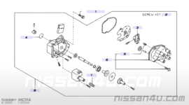 Distributor Nissan Micra K11 22100-99B04 Used part.