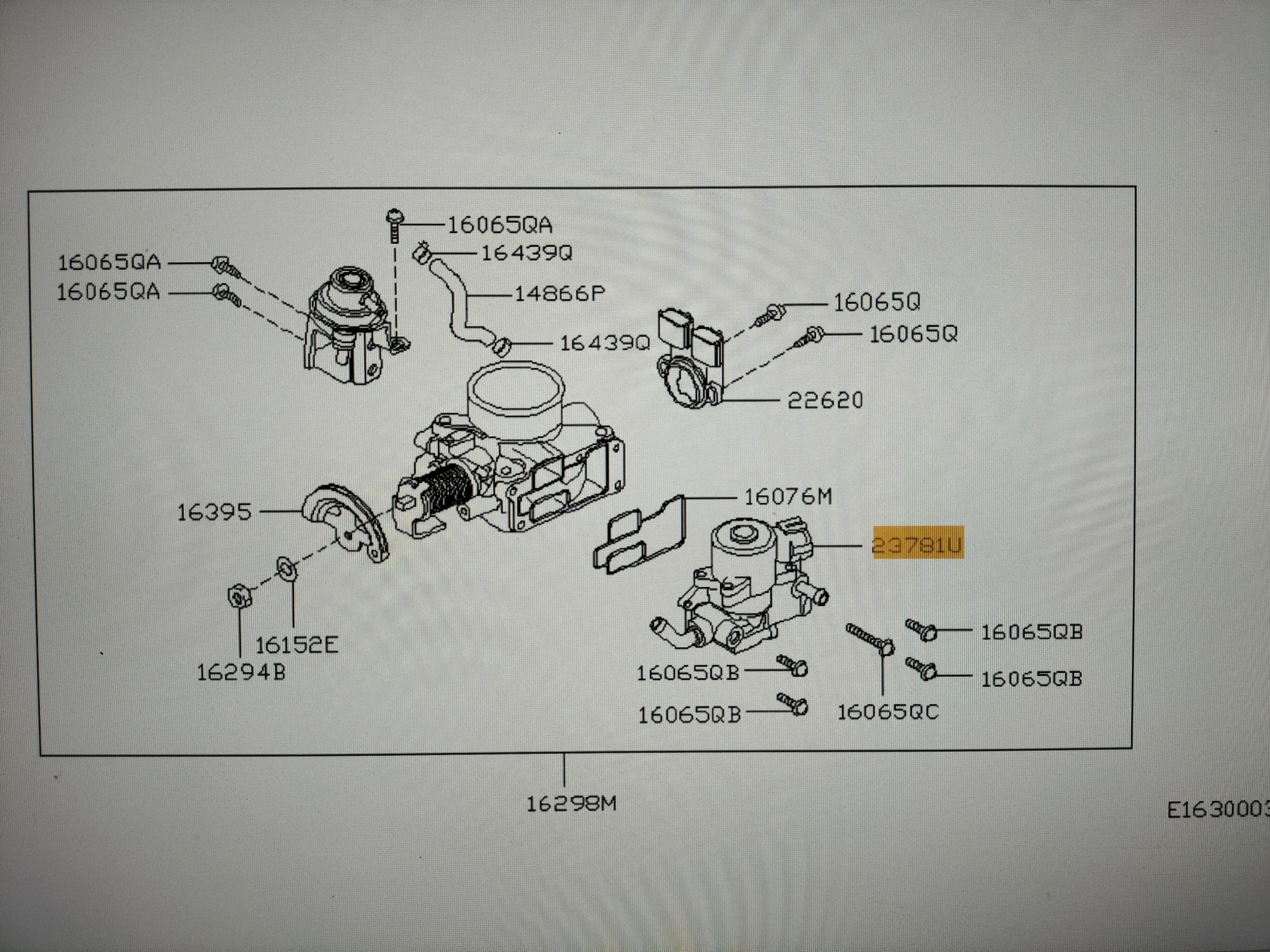 IACV-AAC valve Nissan 23781-7J602 N16/ P11/ V10/ WP11 Original.
