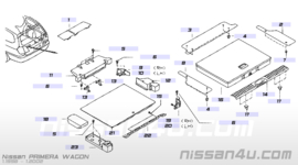 Afdekkap kofferkleprand Nissan Primera P11 84992-8F802 (84992-8F801)