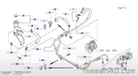 Houder stuuroliereservoir Nissan Terrano2 R20 49190-7F000